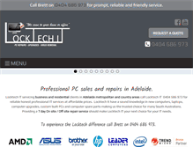 Tablet Screenshot of locktechit.com.au